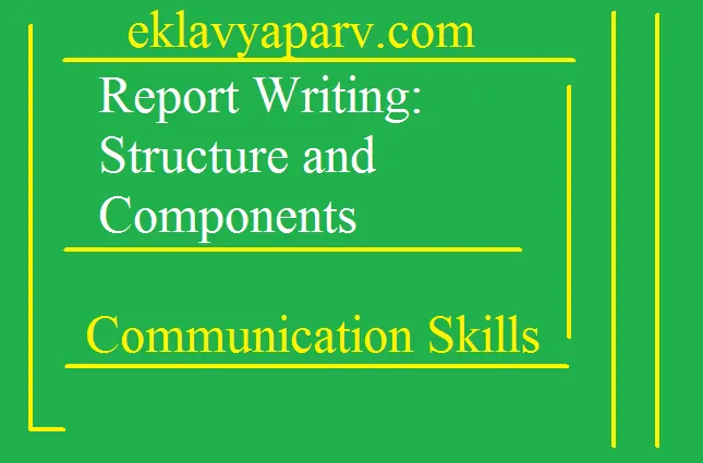 what is report writing presentation