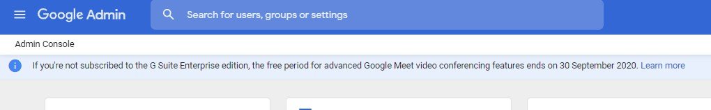 30 Sept Google Meet deadline