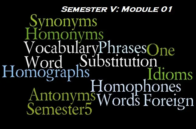 SYNONYMS – HOMONYMS – ANTONYMS - Learn English Today.com